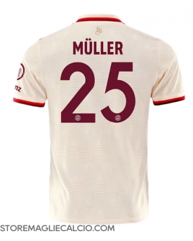 Bayern Munich Thomas Muller #25 Maglia Gara Terza Repliche 2024-25